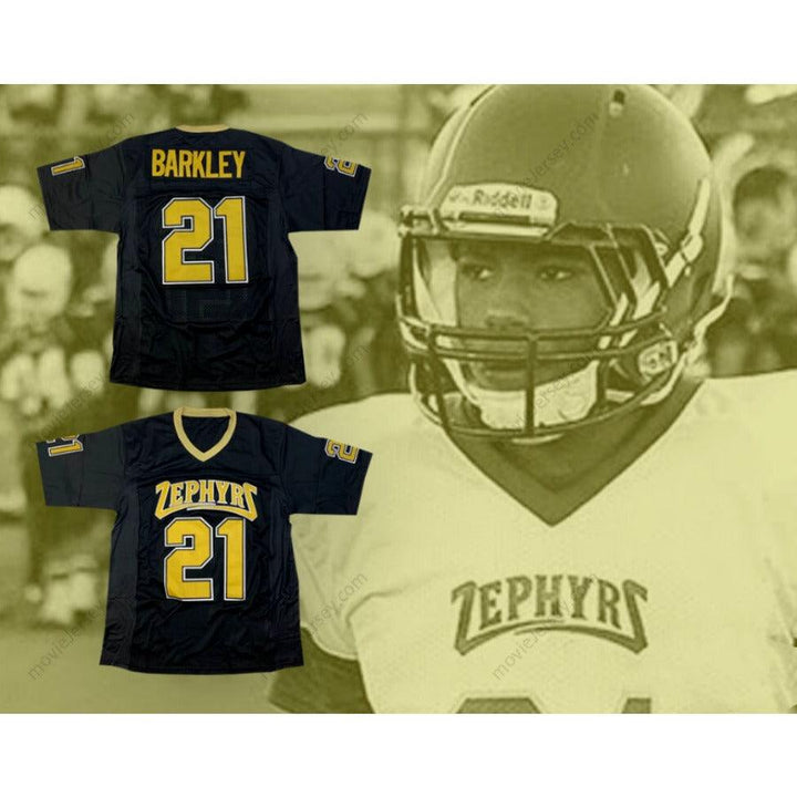 CUSTOM ANY Name Number SAQUON BARKLEY 21 WHITEHALL HIGH SCHOOL ZEPHYRS BLACK FOOTBALL JERSEY Top Stitched S-6XL