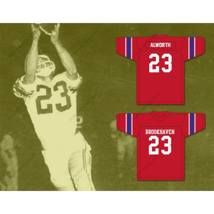 CUSTOM ANY Name Number LANCE ALWORTH 23 BROOKHAVEN HIGH SCHOOL MISSISSIPPI Football Jersey Top Stitched S-6XL
