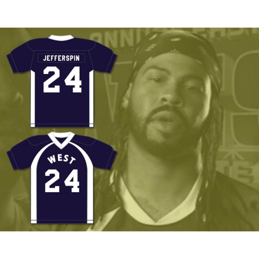 CUSTOM ANY Name Number SAGGITARIUTT JEFFERSPIN 24 WEST FOOTBALL JERSEY KEY PEELE Top Stitched S-6XL