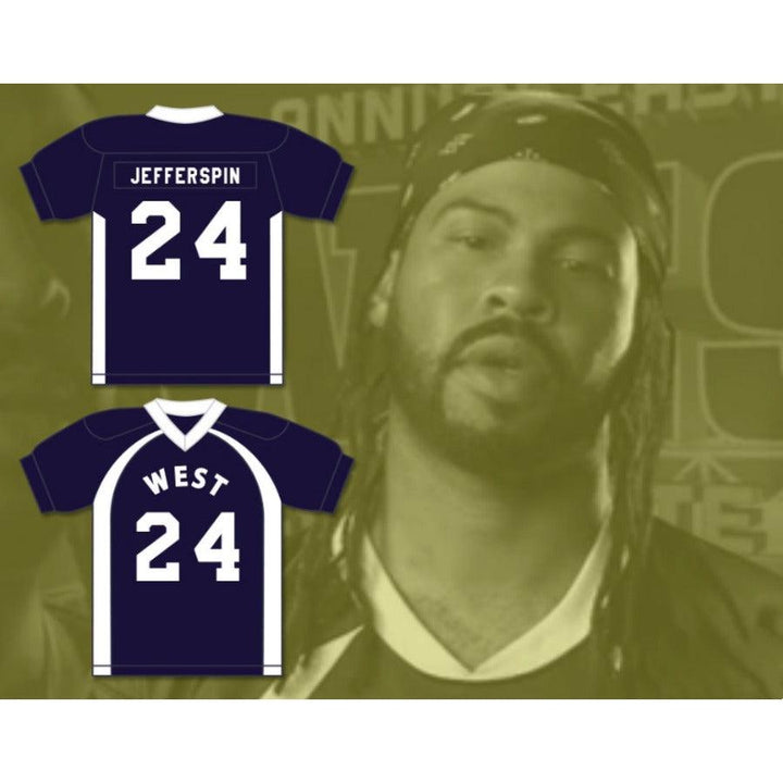 CUSTOM ANY Name Number SAGGITARIUTT JEFFERSPIN 24 WEST FOOTBALL JERSEY KEY PEELE Top Stitched S-6XL
