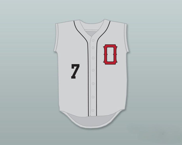 Custom Any Name Number MOOKIE BETTS 7 JOHN OVERTON HIGH SCHOOL  GRAY BASEBALL JERSEY 1 Top Stitched S-6XL