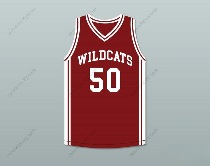 CUSTOM ANY Name Number TERRELL OWENS 50 BENJAMIN RUSSELL HIGH SCHOOL WILDCATS MAROON BASKETBALL JERSEY Top Stitched S-6XL