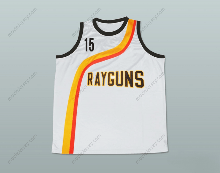 CUSTOM ANY Name Number VINCE CARTER 15 ROSWELL RAYGUNS WHITE BASKETBALL JERSEY Top Stitched S-6XL