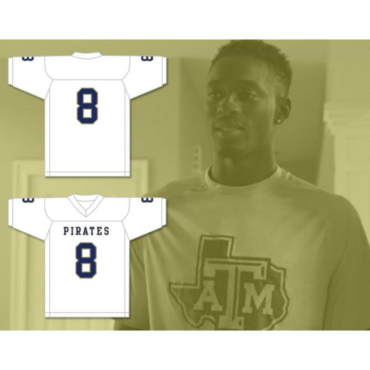 CUSTOM ANY Name Number DELRICK ABRAMS 8 INDEPENDENCE COMMUNITY COLLEGE PIRATES Football Jersey Top Stitched S-6XL