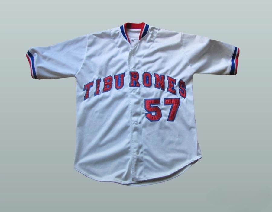 Custom Any Name Number VENEZUELA TIBURONES SHARKS 57 BASEBALL JERSEY Top Stitched S-6XL