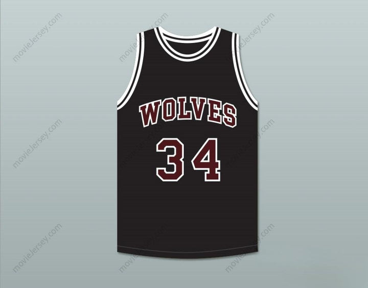 CUSTOM ANY Name Number BILLY DUNN 34  HIGH SCHOOL BLACK BASKETBALL JERSEY Top Stitched S-6XL