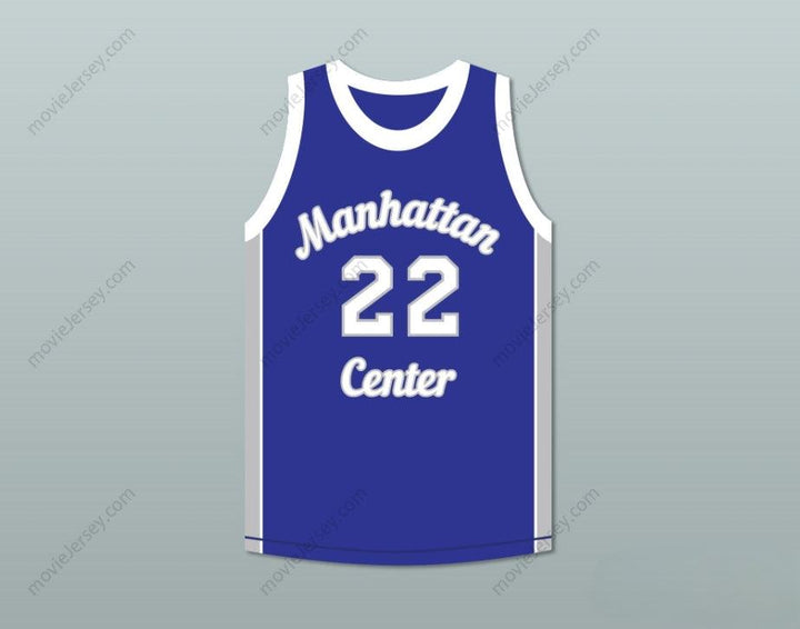 CUSTOM ANY Name Number RAPPER MASE 22  CENTER RAMS BLUE BASKETBALL JERSEY Top Stitched S-6XL