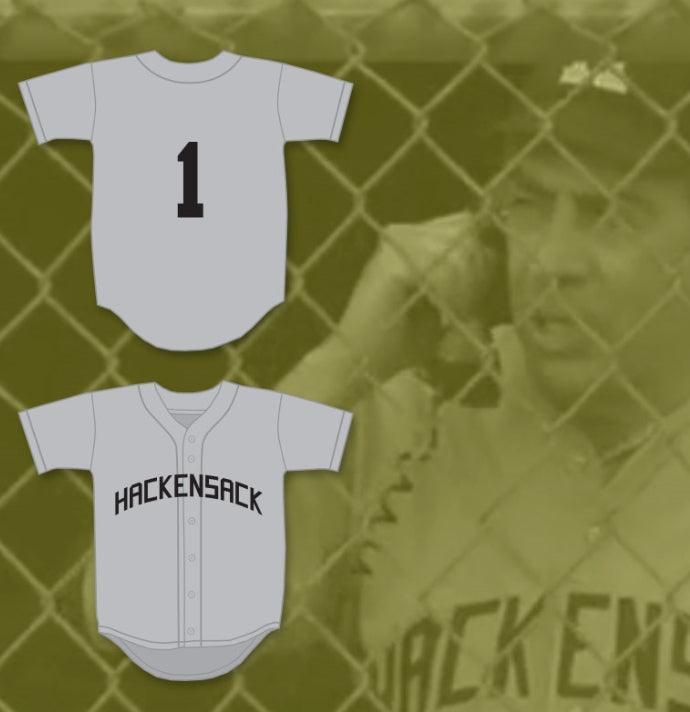 Custom Any Name Number JERRY ORBACH CHARLEY PEGLER 1   GRAY BASEBALL JERSEY BREWSTER'S MILLIONS Top Stitched S-6XL