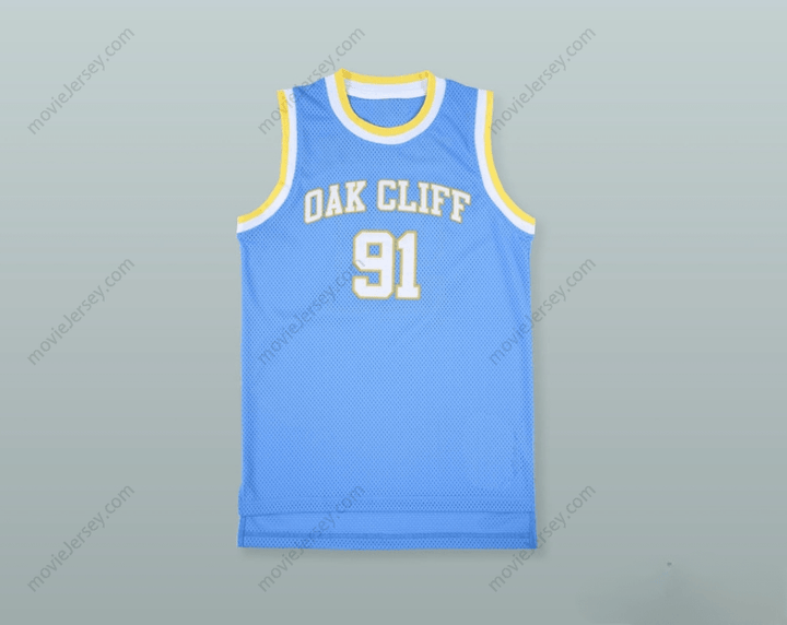 CUSTOM ANY Name Number DENNIS RODMAN 91 SOUTH OAK CLIFF HIGH SCHOOL BASKETBALL JERSEY Top Stitched S-6XL