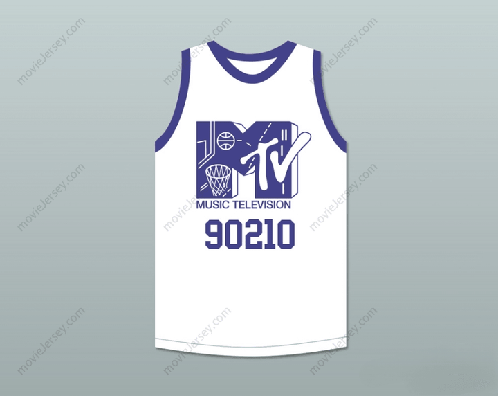 CUSTOM ANY Name Number LUKE PERRY 90210 BASKETBALL JERSEY FIRST ANNUAL ROCK N' JOCK B-BALL JAM 1991 Top Stitched S-6XL