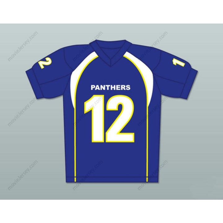 CUSTOM ANY Name Number J.D. MCCOY 12 DILLON PANTHERS FOOTBALL JERSEY FRIDAY NIGHT Top Stitched S-6XL