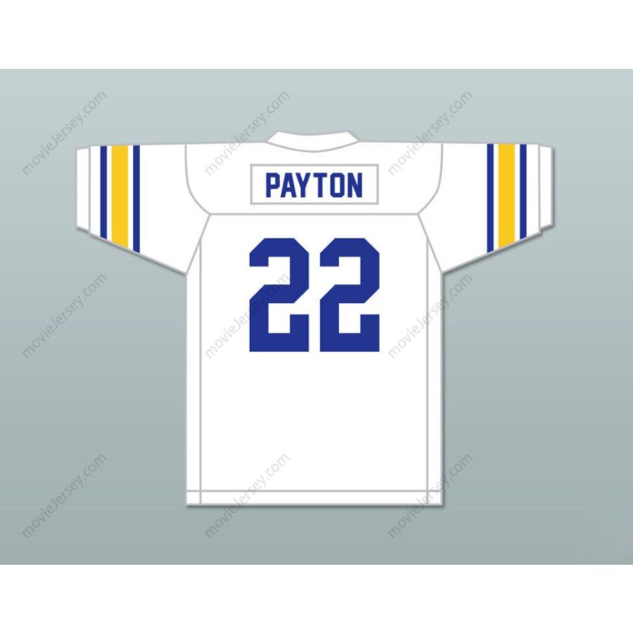 CUSTOM ANY Name Number WALTER PAYTON 22 COLUMBIA HIGH SCHOOL WILDCATS BLUE FOOTBALL JERSEY Top Stitched S-6XL