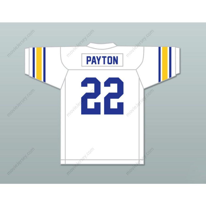 CUSTOM ANY Name Number WALTER PAYTON 22 COLUMBIA HIGH SCHOOL WILDCATS BLUE FOOTBALL JERSEY Top Stitched S-6XL