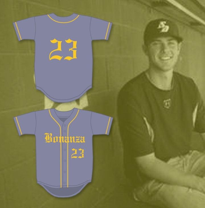 Custom Any Name Number KRIS BRYANT 23 BONANZA HIGH SCHOOL   GRAY BASEBALL JERSEY 1 Top Stitched S-6XL