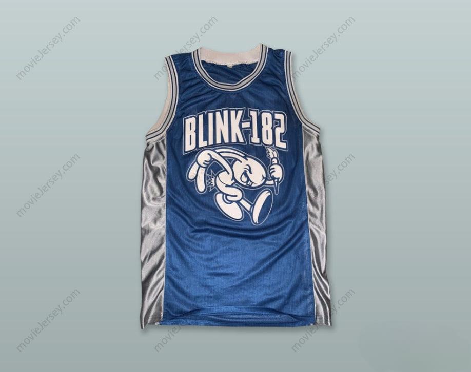 CUSTOM ANY Name Number BLINK 182 BLUE BASKETBALL JERSEY Top Stitched S-6XL