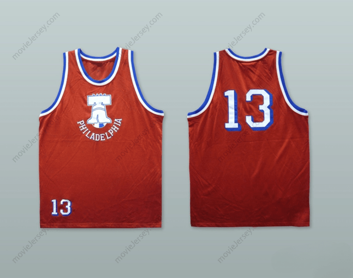 CUSTOM ANY Name Number 1974 RUCKER PARK 13 RED BASKETBALL JERSEY Top Stitched S-6XL