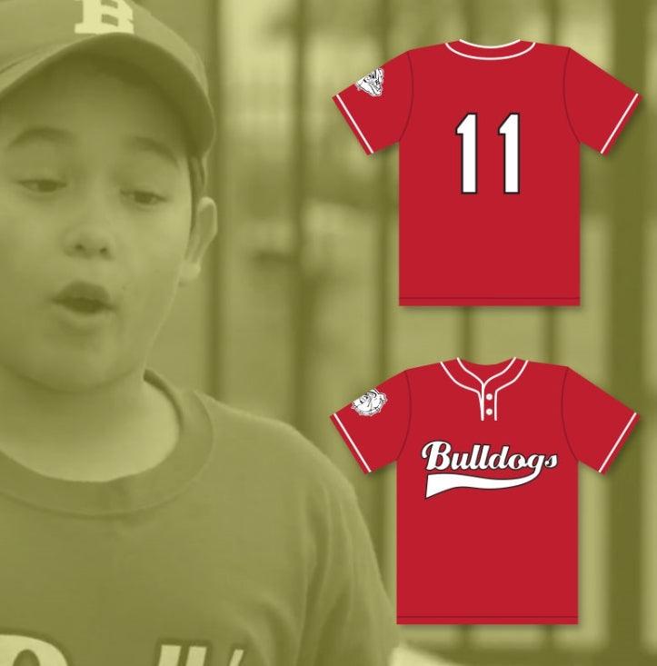 Custom Any Name Number CARLOS 11 BULLDOGS BASEBALL JERSEY HOME RUN Top Stitched S-6XL