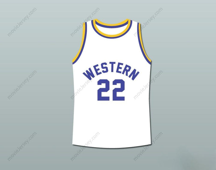 CUSTOM ANY Name Number ANFERNEE HARDAWAY BUTCH MCRAE WESTERN UNIVERSITY BASKETBALL JERSEY BLUE CHIPS MOVIE Top Stitched S-6XL