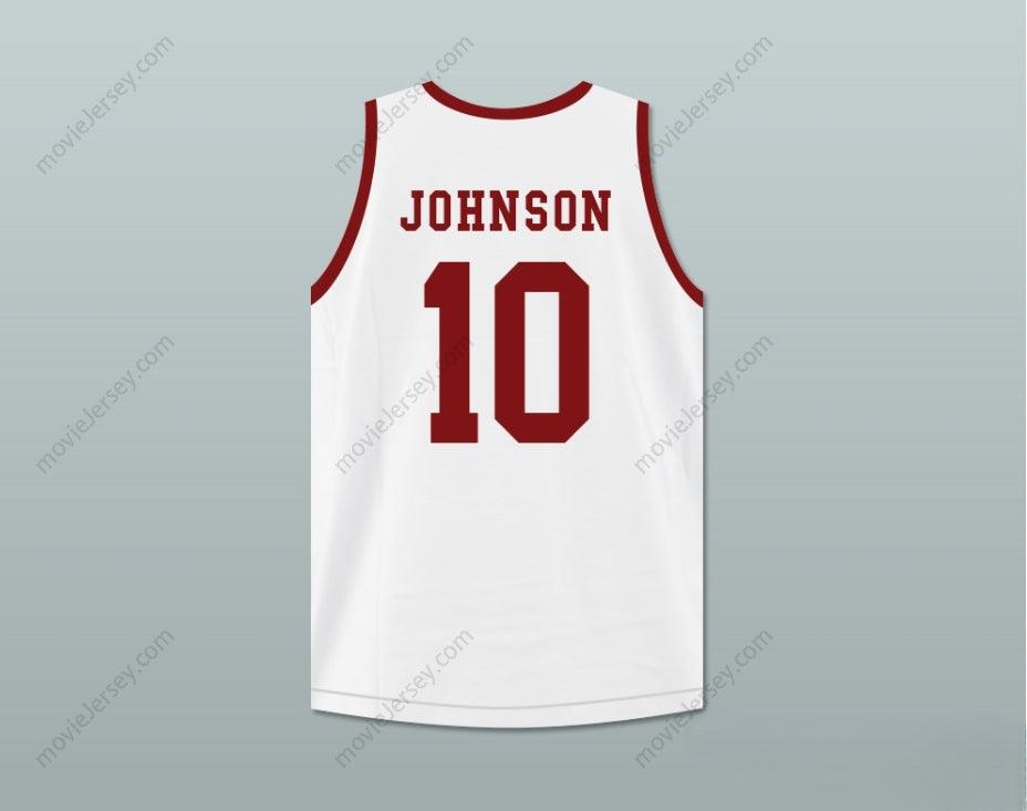 CUSTOM ANY Name Number DARRYL M. BELL RONALD 'RON' JOHNSON 10 HILLMAN COLLEGE WHITE BASKETBALL JERSEY A DIFFERENT WORLD Top Stitched S-6XL