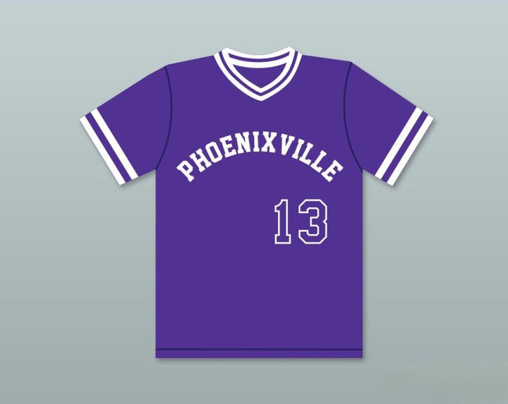 Custom Any Name Number MIKE PIAZZA 13  AREA HIGH SCHOOL PHANTOMS PURPLE BASEBALL JERSEY 2 Top Stitched S-6XL