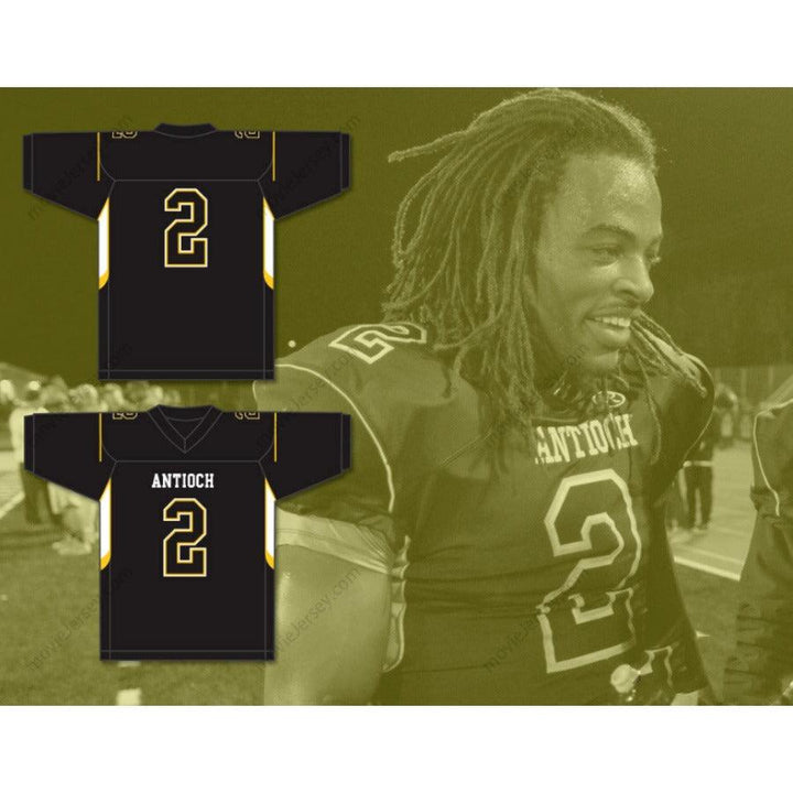 CUSTOM ANY Name Number NAJEE HARRIS 2 ANTIOCH HIGH SCHOOL PANTHERS Football Jersey Top Stitched S-6XL