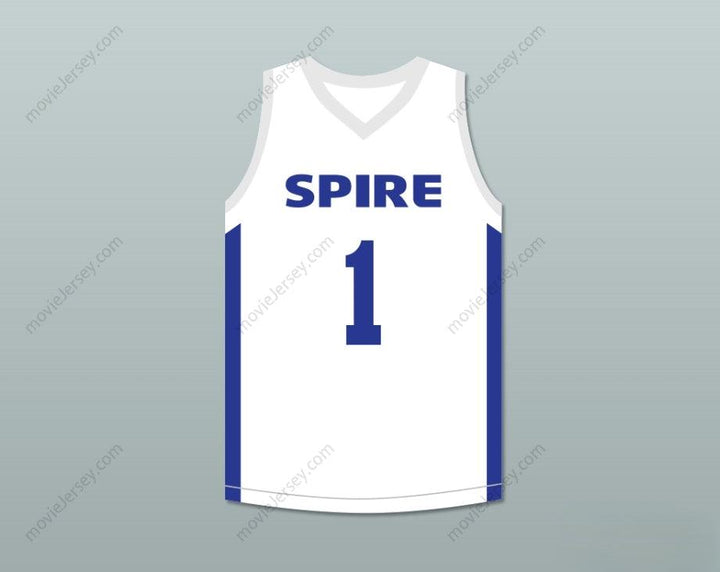 CUSTOM ANY Name Number LAMELO BALL 1 SPIRE  WHITE BASKETBALL JERSEY Top Stitched S-6XL