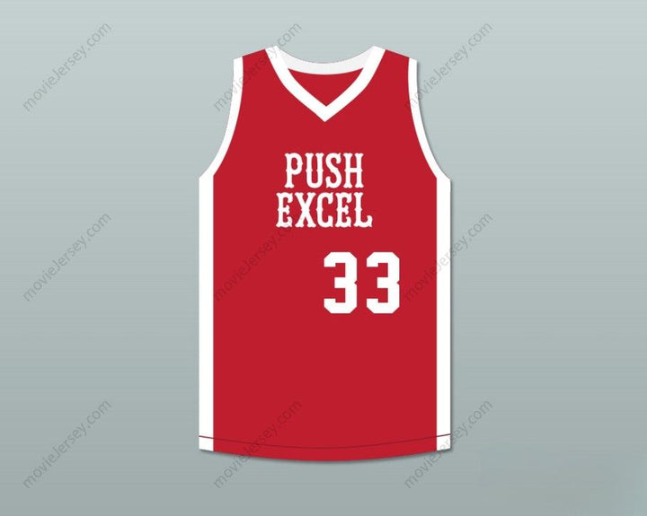 CUSTOM ANY Name Number UWE BLAB 33 PUSH EXCEL PRO BASKETBALL CLASSIC RED BASKETBALL JERSEY 1985 CHARITY EVENT Top Stitched S-6XL