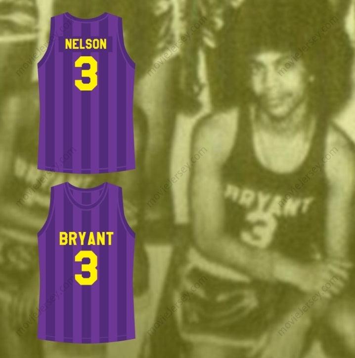 CUSTOM ANY Name Number PRINCE NELSON BRYANT JUNIOR HIGH SCHOOL BASKETBALL JERSEY MINNEAPOLIS Top Stitched S-6XL