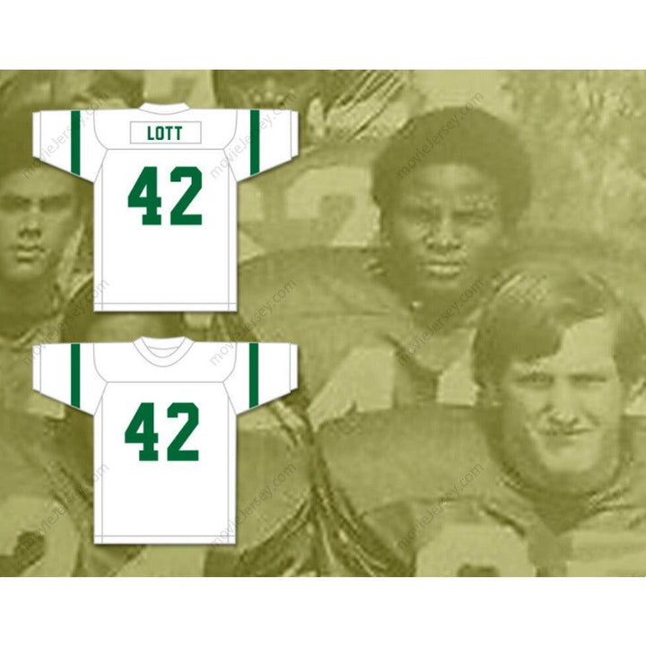 CUSTOM ANY Name Number RONNIE LOTT 42 EISENHOWER HIGH SCHOOL EAGLES GREEN FOOTBALL JERSEY Top Stitched S-6XL