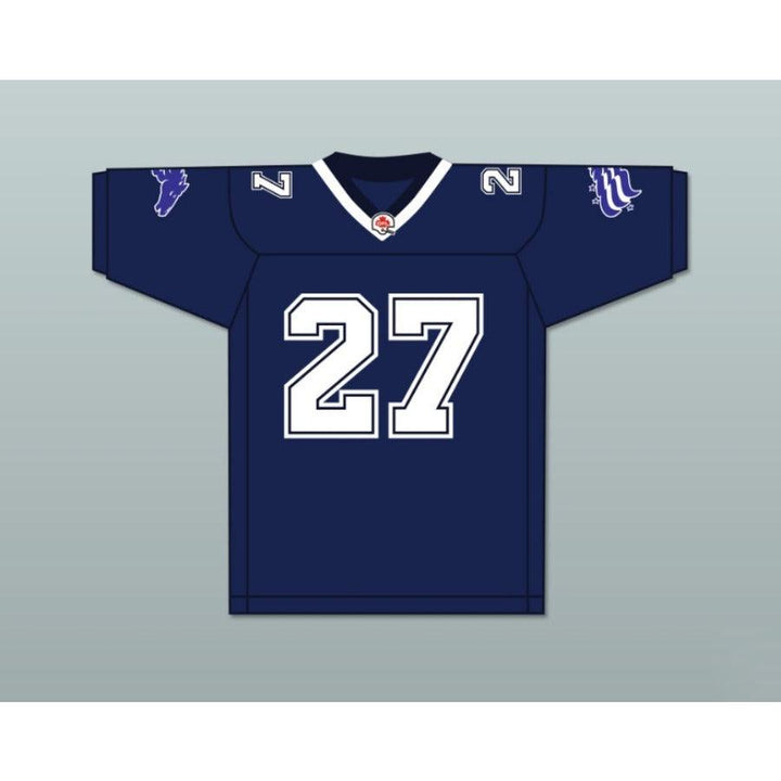 CUSTOM ANY Name Number CFL MIKE PRINGLE 27 BALTIMORE STALLIONS HOME Football Jersey Top Stitched S-6XL