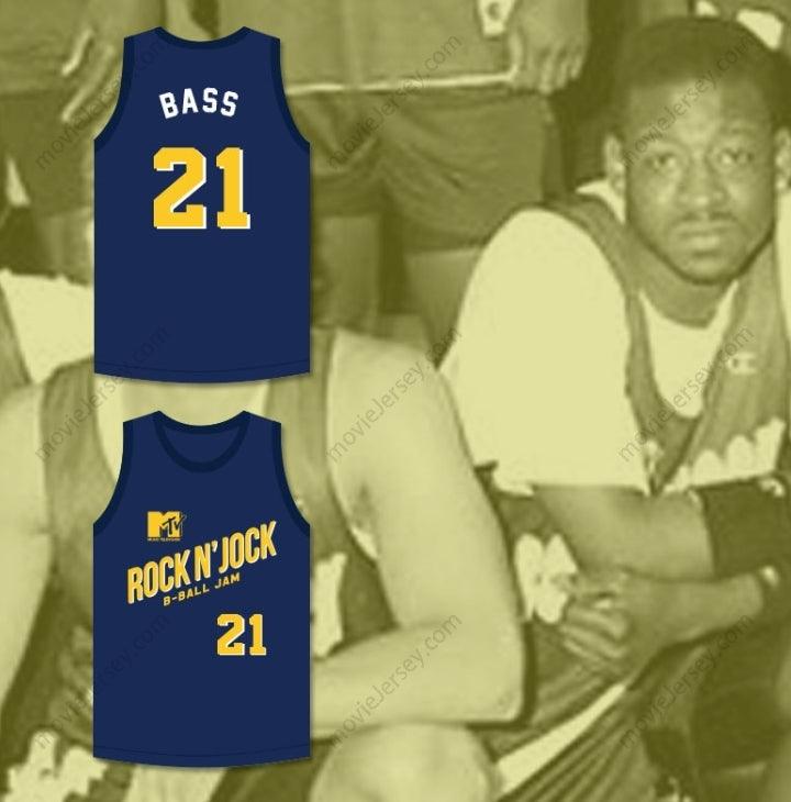 CUSTOM ANY Name Number MICHAEL MCCARY BASS 21 VIOLATORS BASKETBALL JERSEY SECOND ANNUAL ROCK N' JOCK B-BALL JAM 1992 Top Stitched S-6XL