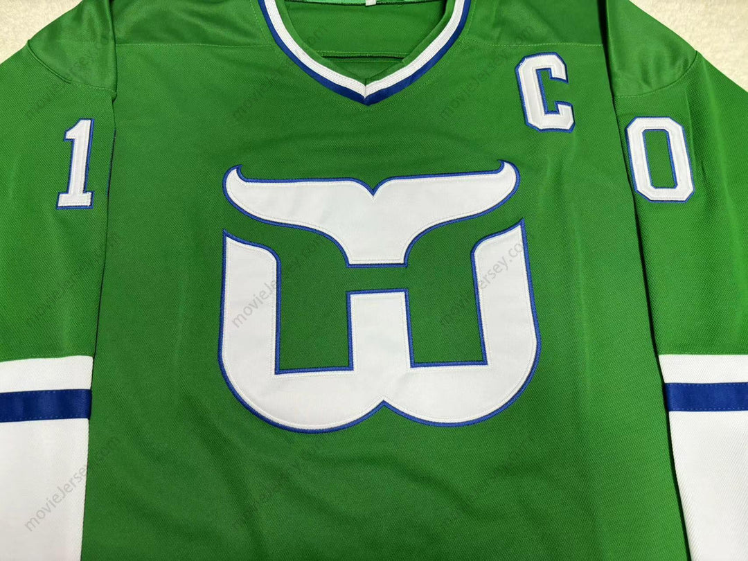 Custom Any Name Number RON FRANCIS WHALERS HOCKEY JERSEY Top Stitched S-6XL