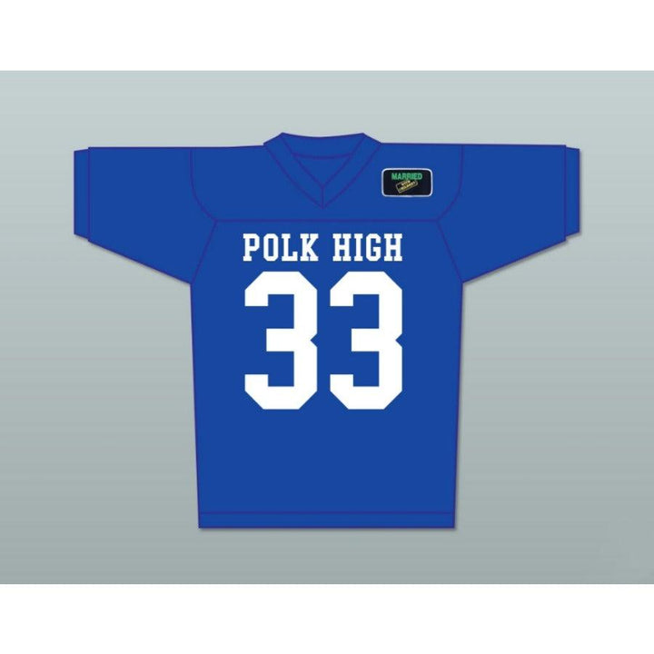 CUSTOM ANY Name Number AL BUNDY 33 POLK HIGH SCHOOL FOOTBALL JERSEY INCLUDES MARRIED Top Stitched S-6XL