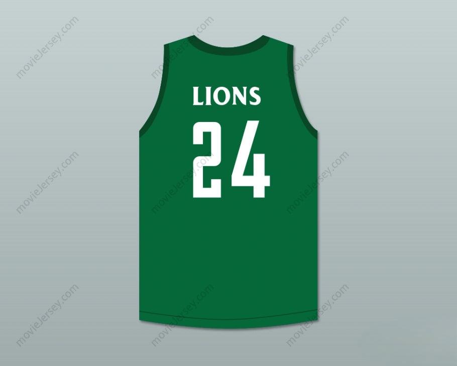 CUSTOM ANY Name Number TACKO FALL 24   LIONS GREEN BASKETBALL JERSEY Top Stitched S-6XL