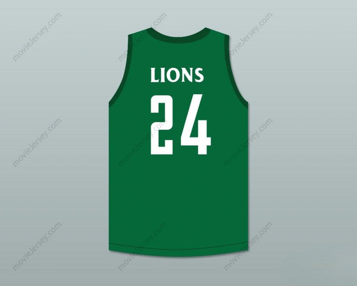 CUSTOM ANY Name Number TACKO FALL 24   LIONS GREEN BASKETBALL JERSEY Top Stitched S-6XL