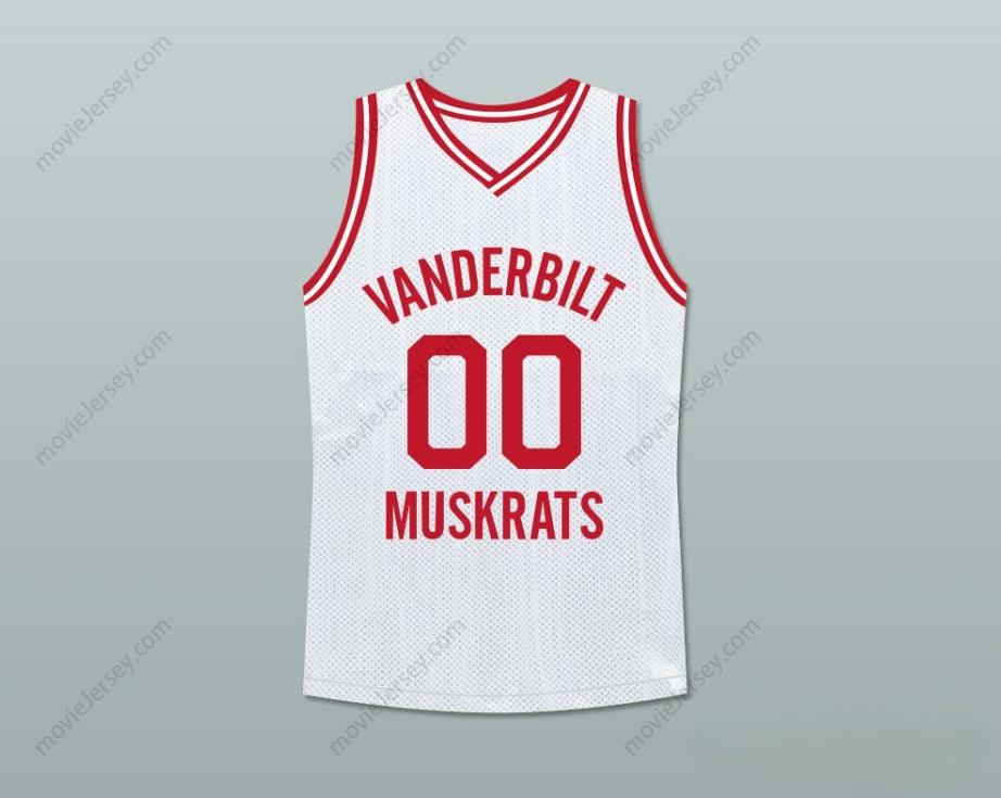 CUSTOM ANY Name Number FAMILY MATTERS STEVE URKEL 00 VANDERBILT MUSKRATS HIGH SCHOOL WHITE BASKETBALL JERSEY DELUXE EDITION 2 Top Stitched S-6XL