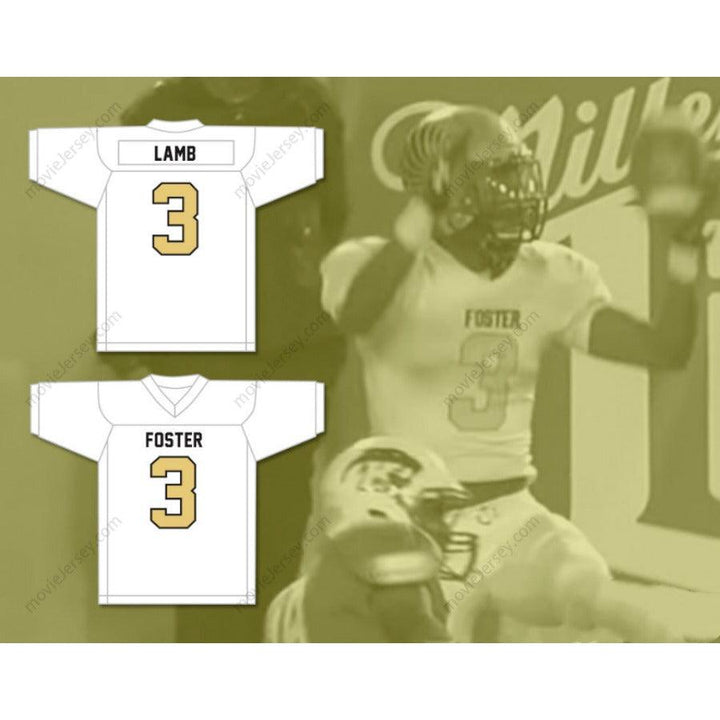 CUSTOM ANY Name JOHN AND RANDOLPH CEEDEE LAMB 3 FOSTER HIGH SCHOOL FALCONS Football Jersey Top Stitched S-6XL