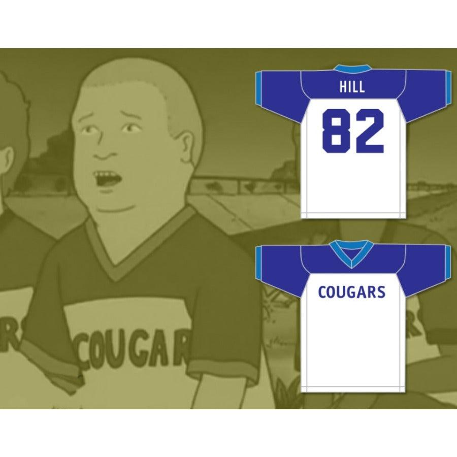 CUSTOM ANY Name Number BOBBY HILL 82 ARLEN COUGARS MIDDLE SCHOOL Football Jersey Top Stitched S-6XL
