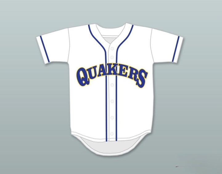 Custom Any Name Number ADAM GOLDBERG 10 WILLIAM PENN ACADEMY QUAKERS WHITE BASEBALL JERSEY Top Stitched S-6XL