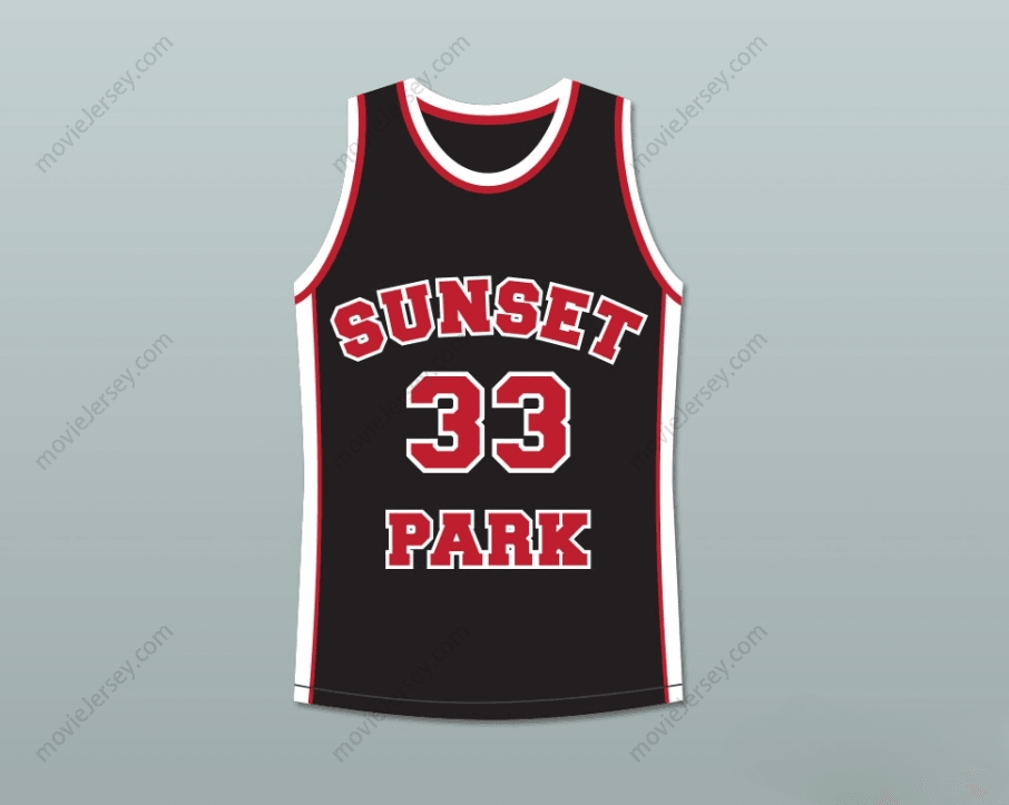 CUSTOM ANY Name Number TALENT HARRIS BUTTER 33 SUNSET PARK BLACK BASKETBALL JERSEY Top Stitched S-6XL