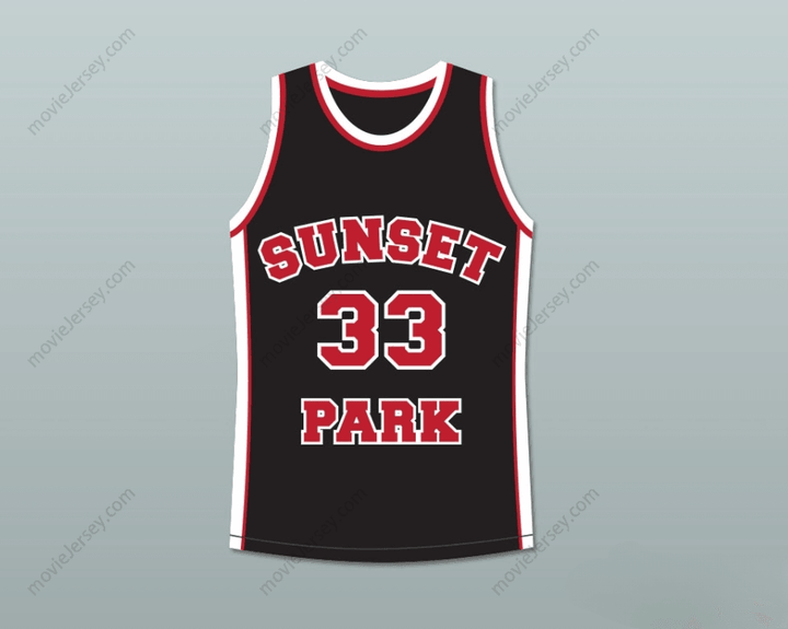 CUSTOM ANY Name Number TALENT HARRIS BUTTER 33 SUNSET PARK BLACK BASKETBALL JERSEY Top Stitched S-6XL