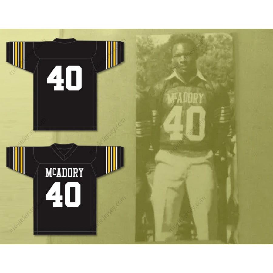CUSTOM ANY Name Number BO JACKSON 40 MCADORY HIGH SCHOOL YELLOW JACKETS FOOTBALL JERSEY Top Stitched S-6XL