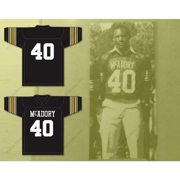 CUSTOM ANY Name Number BO JACKSON 40 MCADORY HIGH SCHOOL YELLOW JACKETS FOOTBALL JERSEY Top Stitched S-6XL