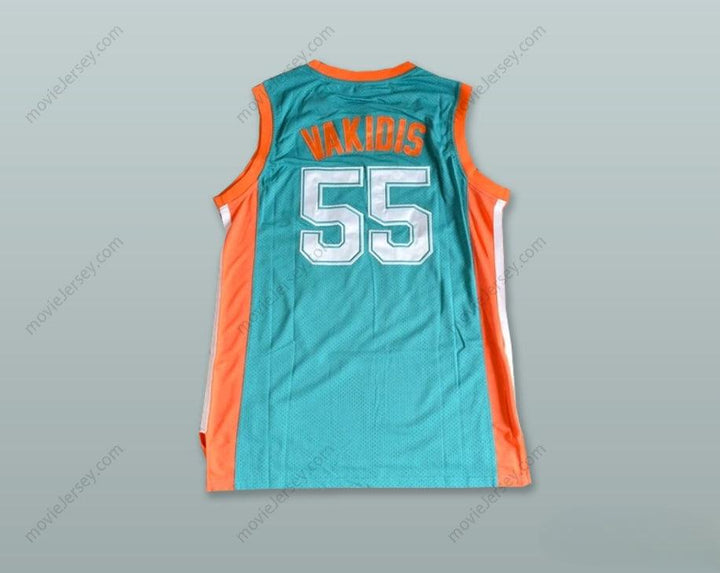 CUSTOM ANY Name Number VAKIDIS 55 FLINT TROPICS TEAL BASKETBALL JERSEY SEMI PRO Top Stitched S-6XL