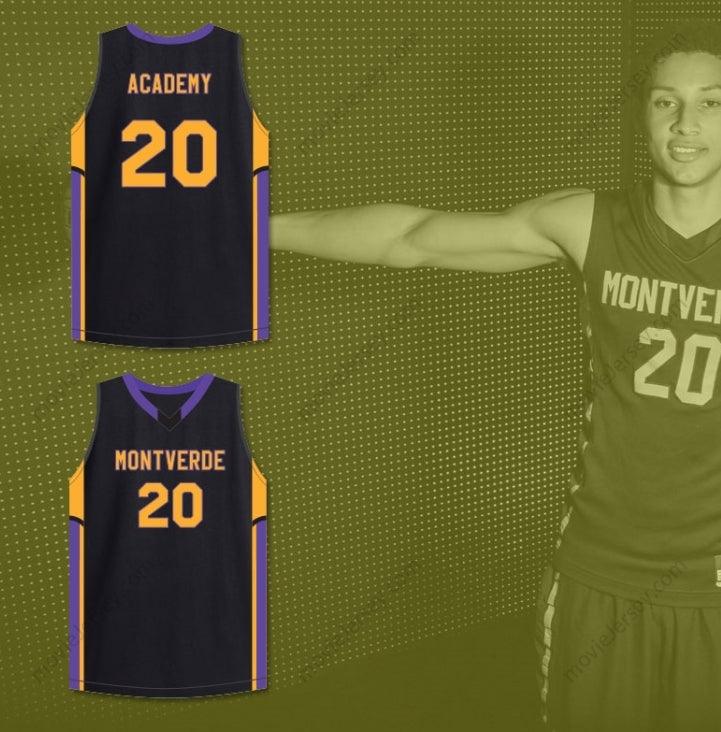CUSTOM ANY Name Number BEN SIMMONS 20 MONTVERDE ACADEMY EAGLES BLACK BASKETBALL JERSEY Top Stitched S-6XL