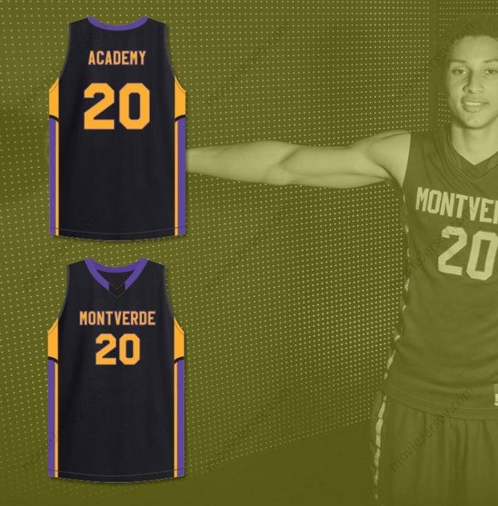 CUSTOM ANY Name Number BEN SIMMONS 20 MONTVERDE ACADEMY EAGLES BLACK BASKETBALL JERSEY Top Stitched S-6XL