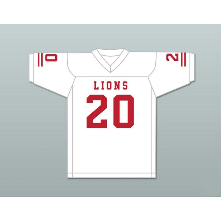 CUSTOM ANY Name Number CJ REAVIS 20 EMCC LIONS FOOTBALL JERSEY INCLUDES PATCHES Top Stitched S-6XL