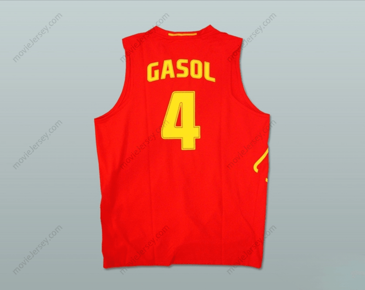 CUSTOM ANY Name Number PAU GASOL ESPANA BASKETBALL JERSEY ANY PLAYER OR NUMBER Top Stitched S-6XL