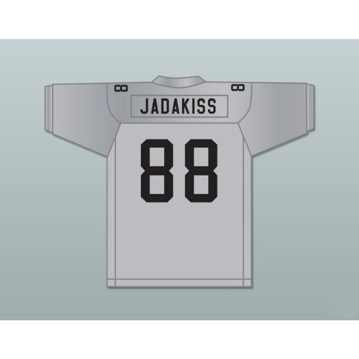 CUSTOM ANY Name Number JADAKISS ROUGH RYDERS 88 SILVER Football Jersey Top Stitched S-6XL