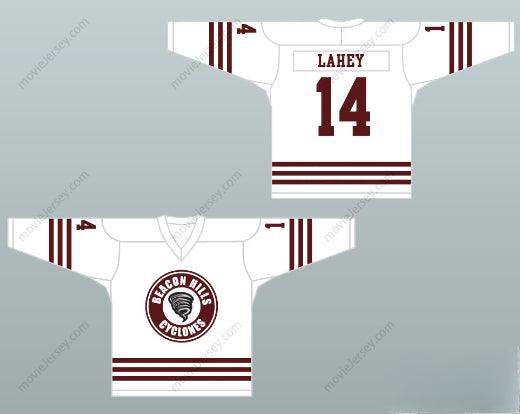 Custom Any Name Number Isaac Lahey 14 Beacon Hills Cyclones Hockey Jersey Teen Wolf TV Series Top Stitched S-6XL